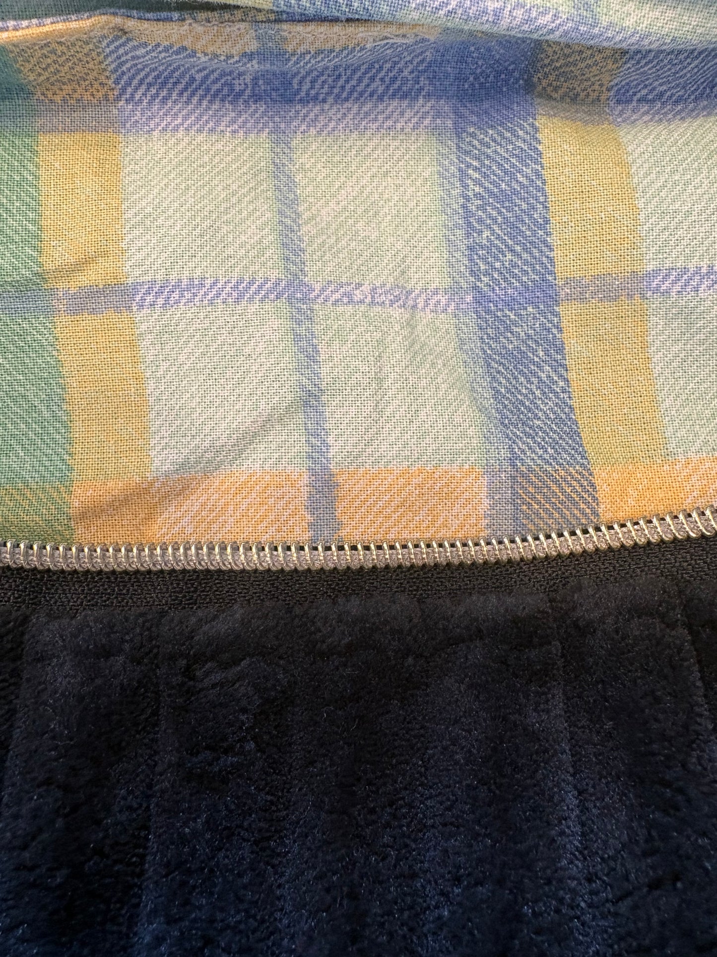 Sac banane XXL velour trés grosses côtes noire sangle léopard