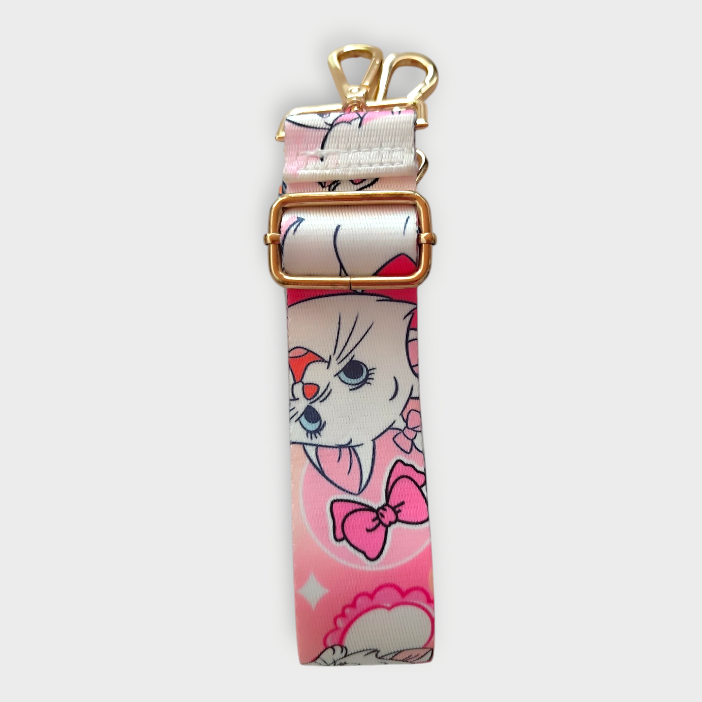 Sangle détails doré Aristochats rose