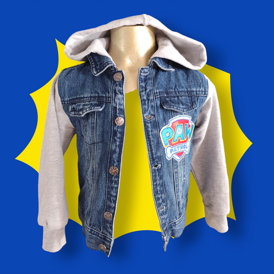Veste bi-matière Pat patrouille 3-4ans