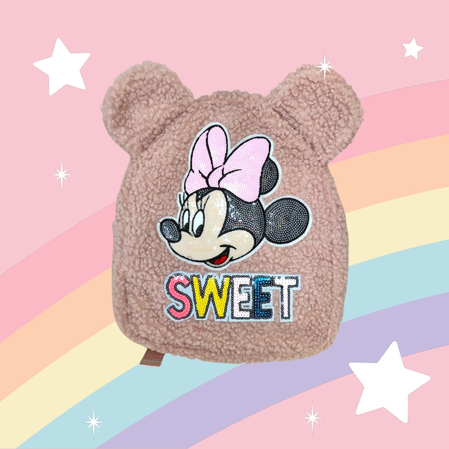 Sac à dos enfant teddy rose