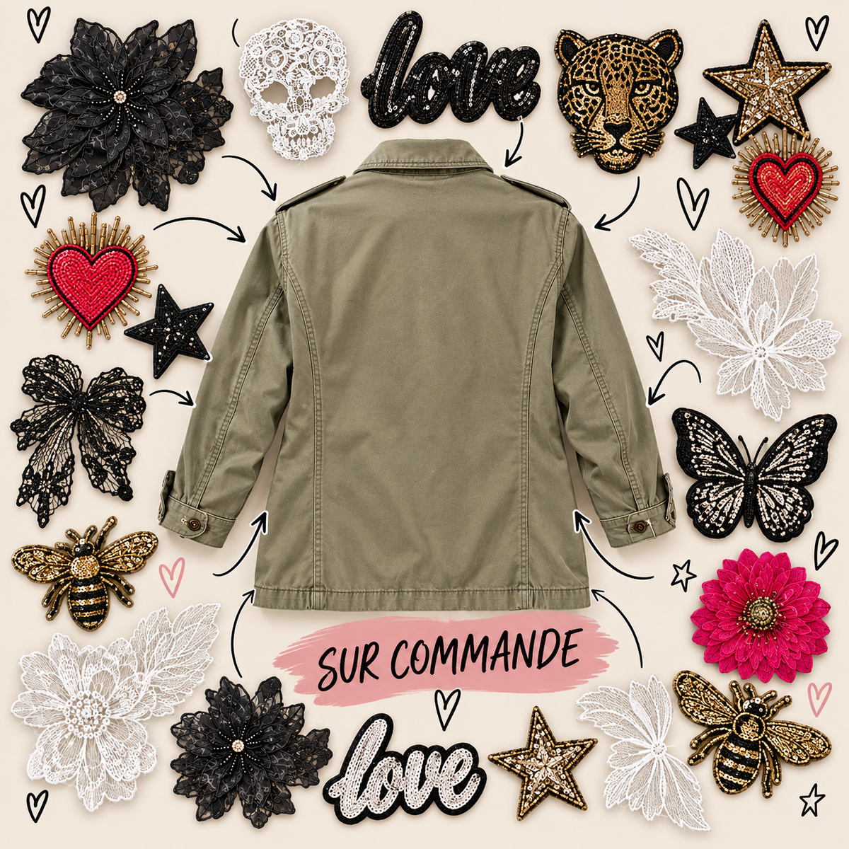 Veste adulte personnalisée