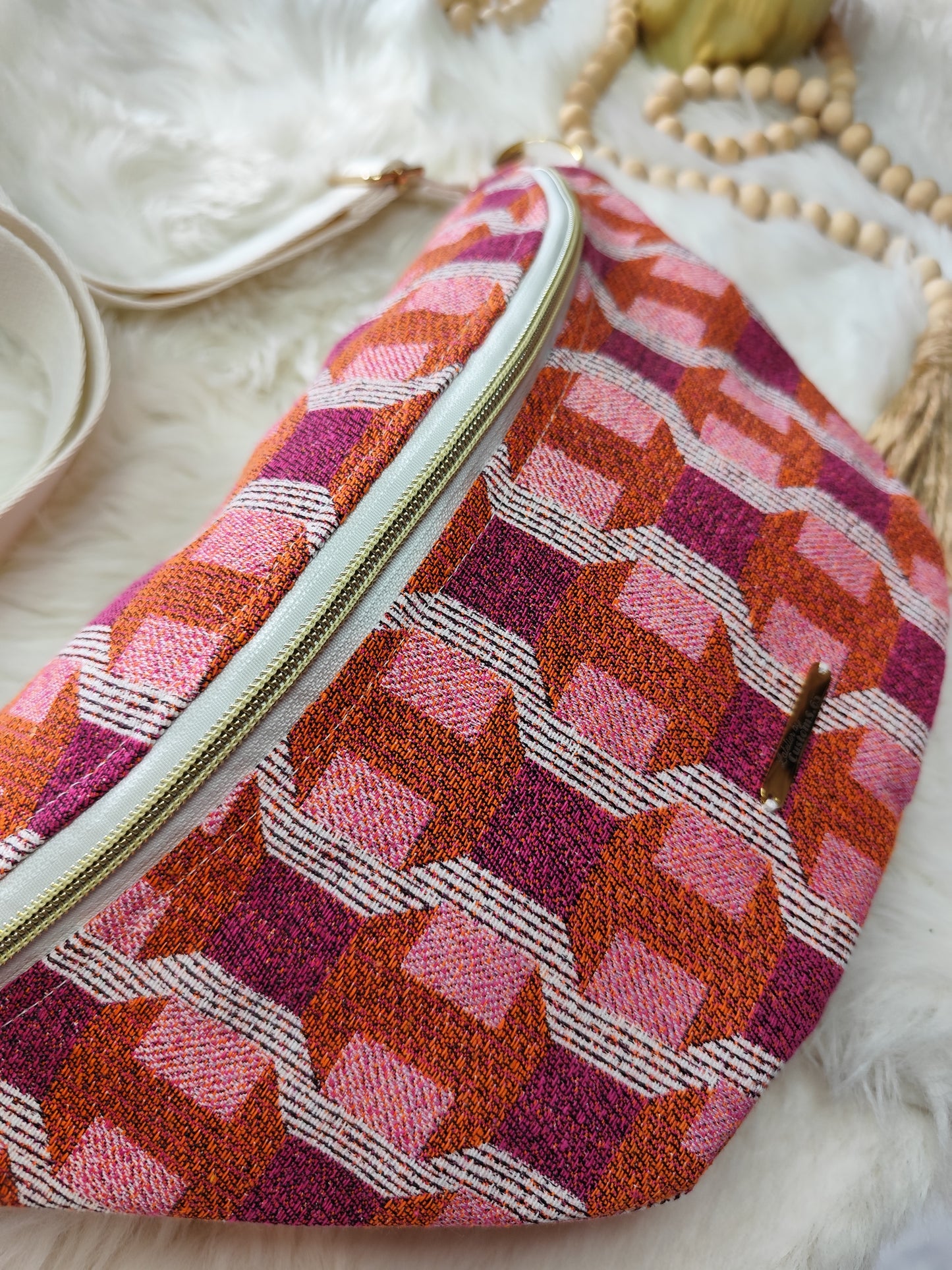 Sac banane jacquard cubik pop