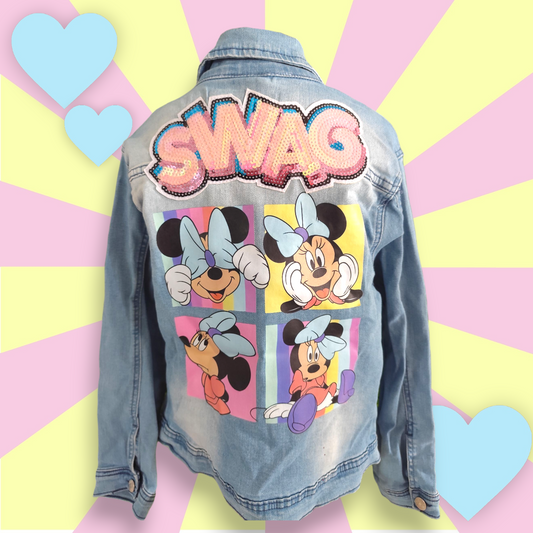 Veste en jean Minnie 9-10ans