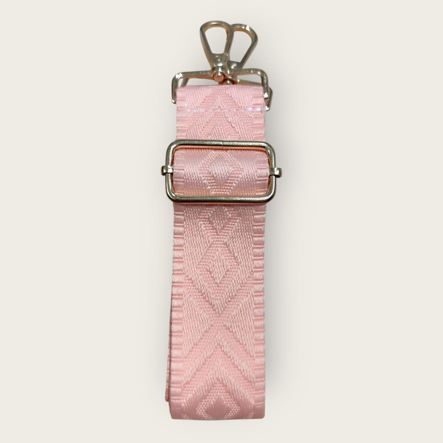 Sangle détails doré chevron rose