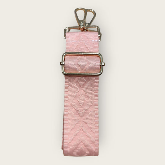 Sangle détails doré chevron rose