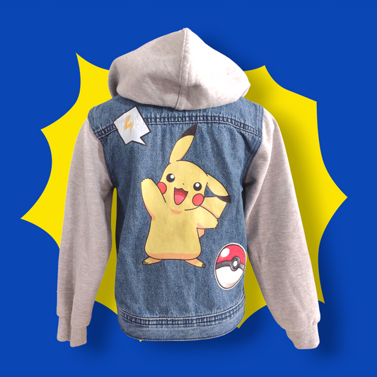 Veste bi-matière Pikachu 5-6ans