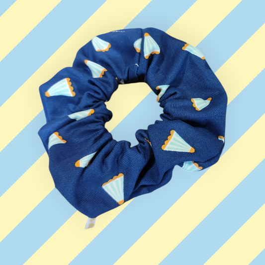 Chouchou tendance bleu volant badminton