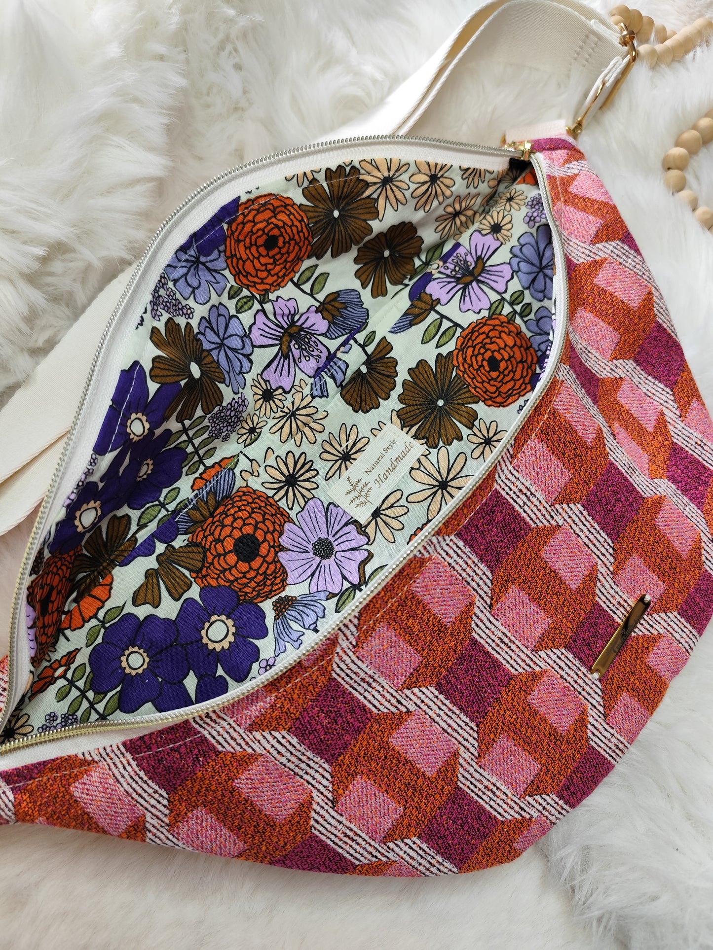 Sac banane jacquard cubik pop