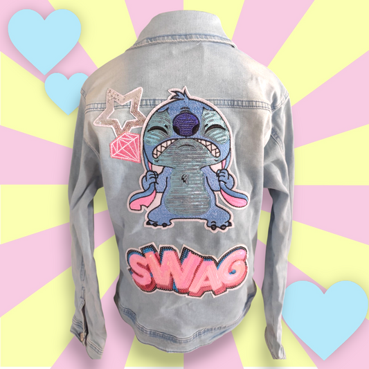 Veste en jean Stitch 11-12ans