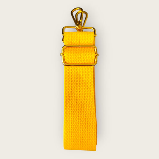 Sangle détails doré jaune moutarde