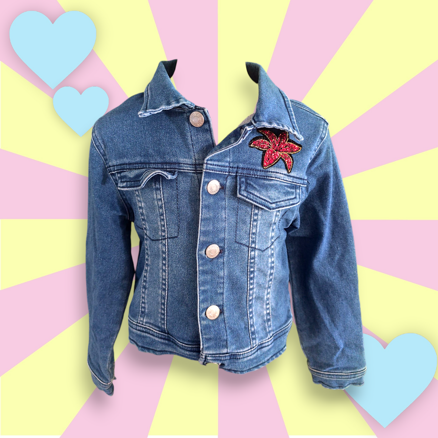 Veste en jean Minnie 5-6ans