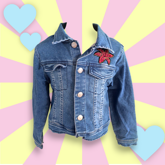 Veste en jean Minnie 5-6ans