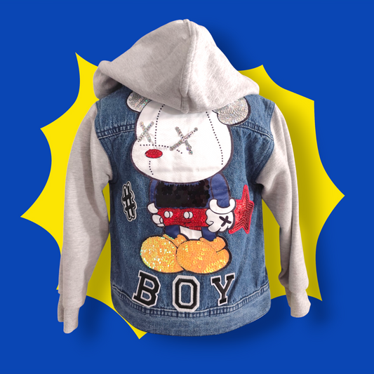 Veste bi-matière Teddy Bear Mickey 3-4ans