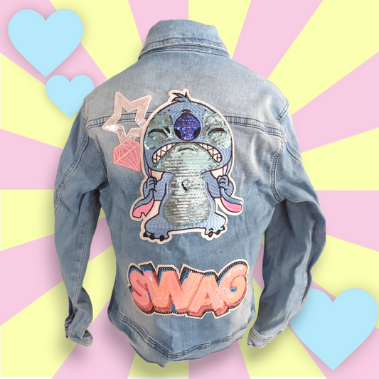Veste en jean Stitch 9-10ans