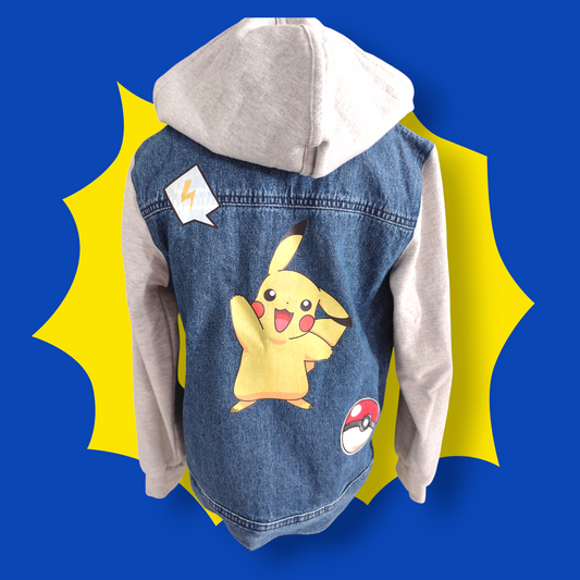 Veste bi-matière Pikachu 9-10ans