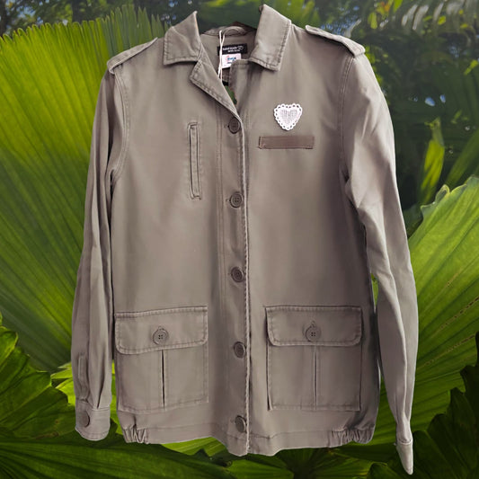 Veste skull dentelle mama léopard 36/38