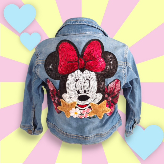 Veste en jean Minnie 3-4ans