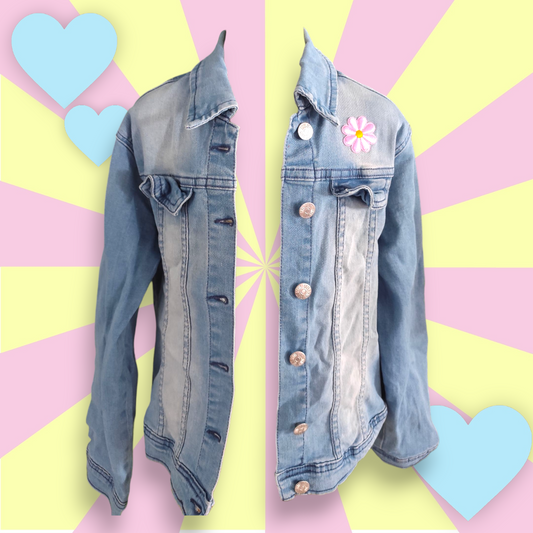 Veste en jean Minnie 9-10ans