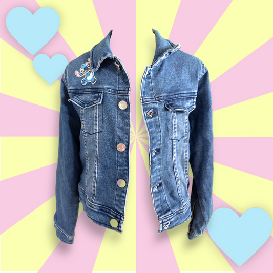Veste en jean Stitch 7-8ans