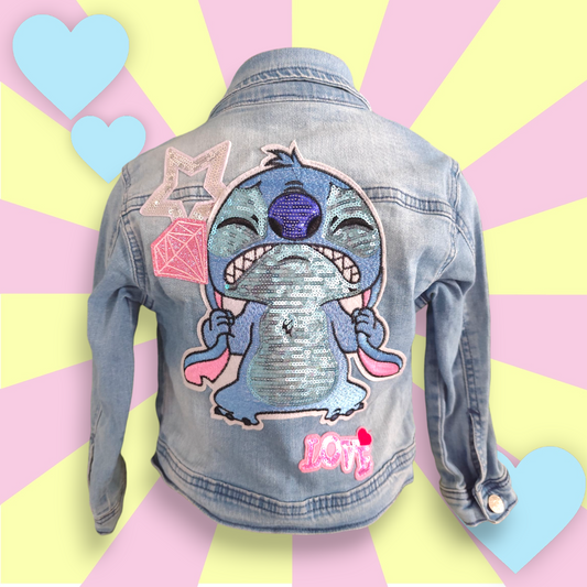 Veste en jean Stitch 3-4ans