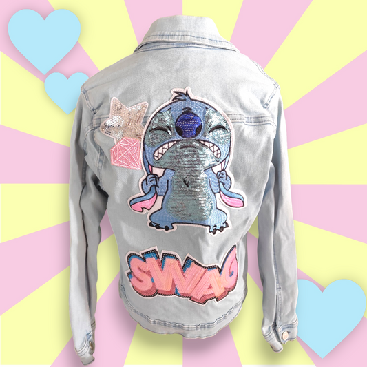 Veste en jean Stitch 9-10ans