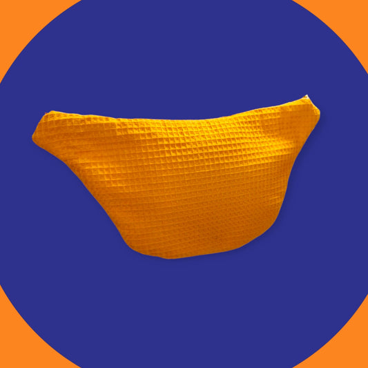 Sac banane nid d'abeilles jaune moutarde
