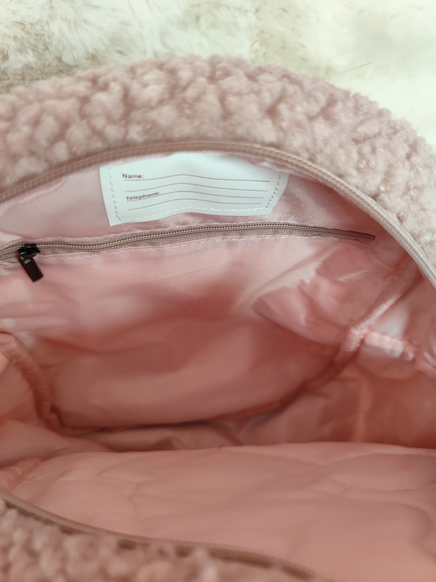 Sac à dos enfant teddy rose