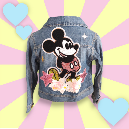 Veste en jean Mickey 3-4ans