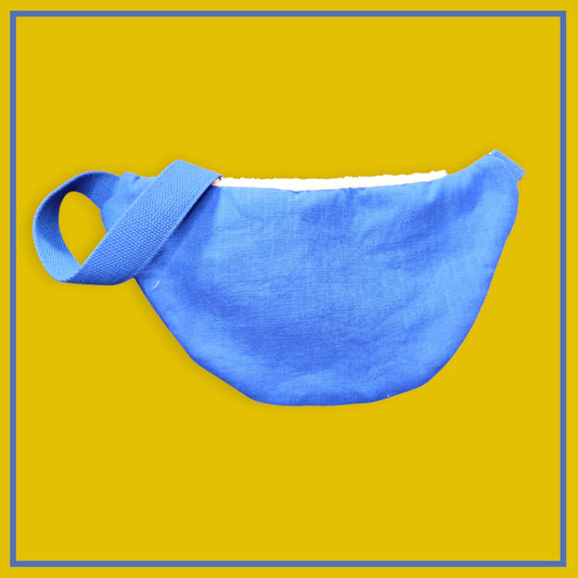 Sac banane bleu électrique sangle bleu
