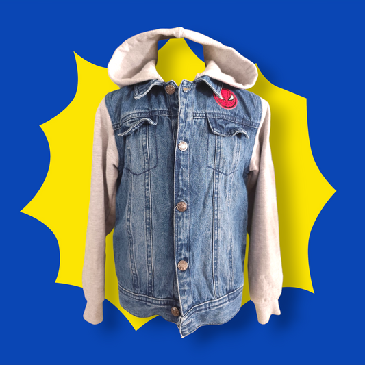 Veste bi-matière Spiderman 7-8ans