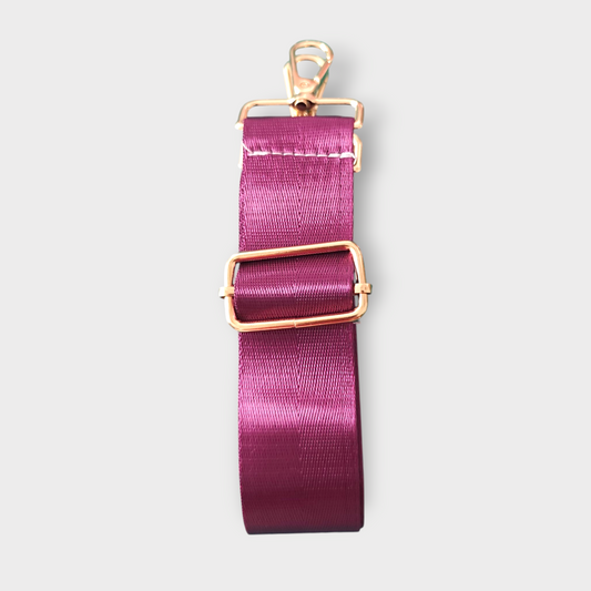 Sangle détails doré prune aubergine