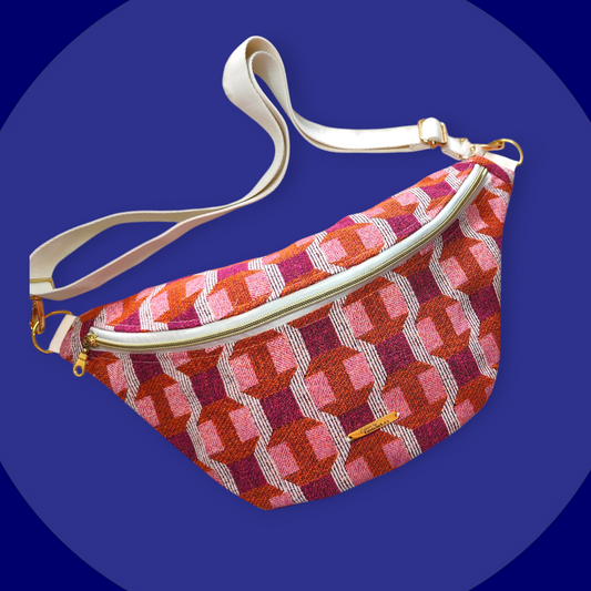 Sac banane jacquard cubik pop