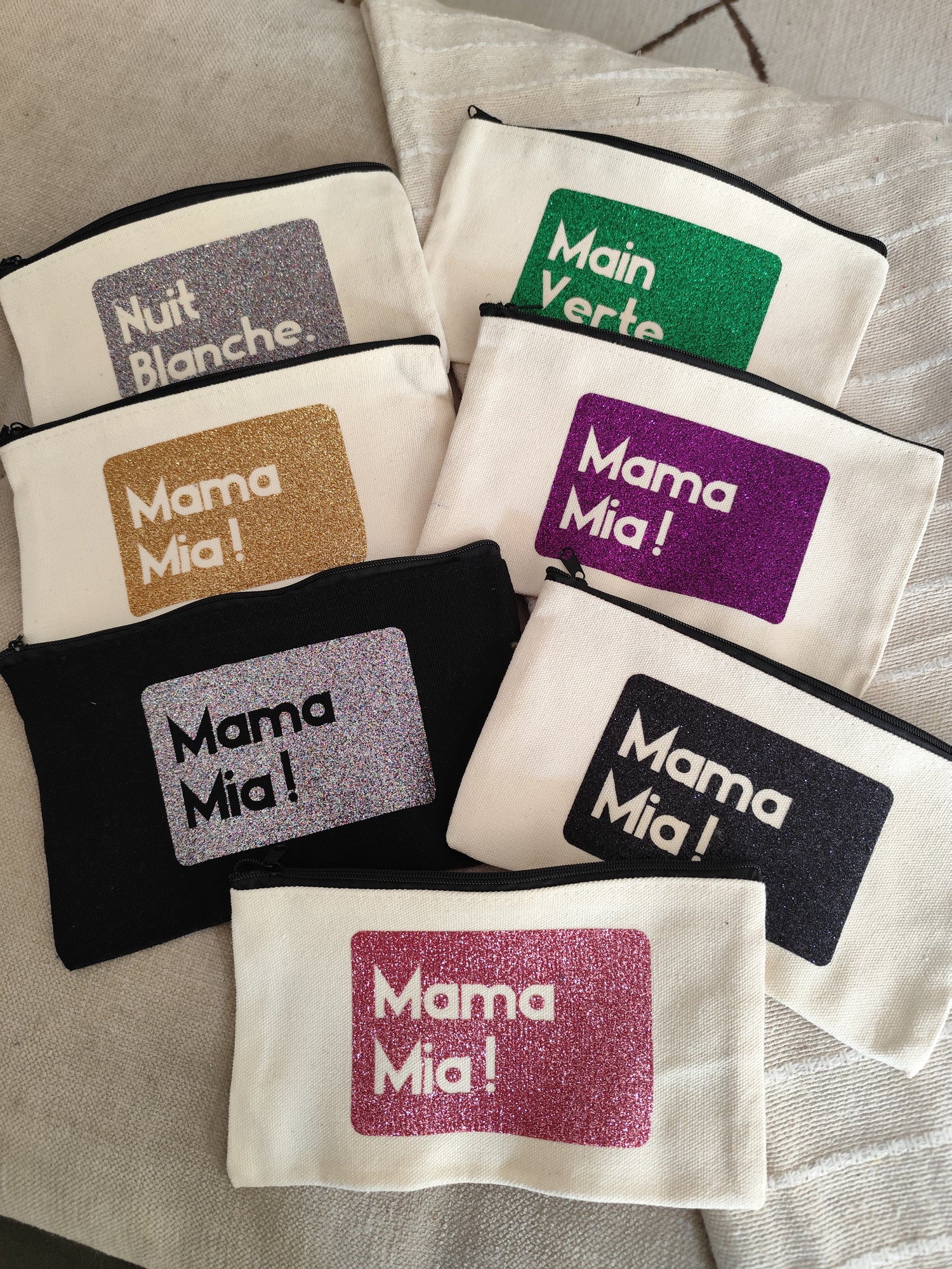 Pochettes zippées