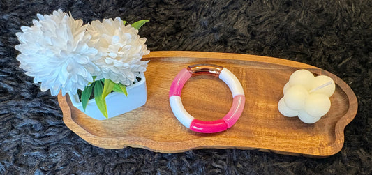 Bracelet tubulaire multicolore flashy