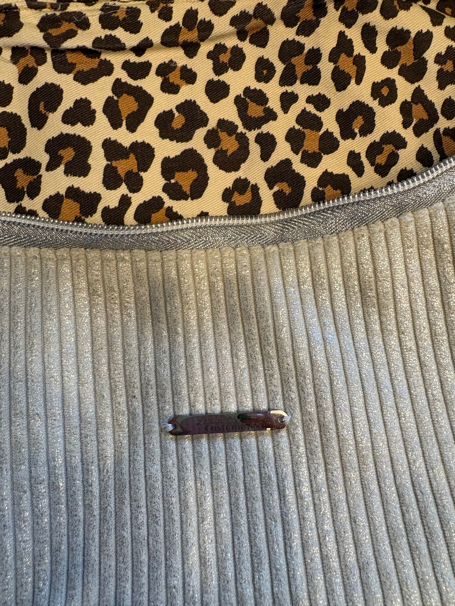 Sac banane fine cote argentée sangle doré/argentée