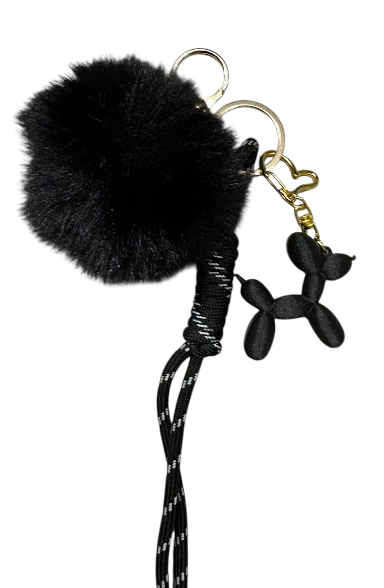 Bijou de sac coeur noir