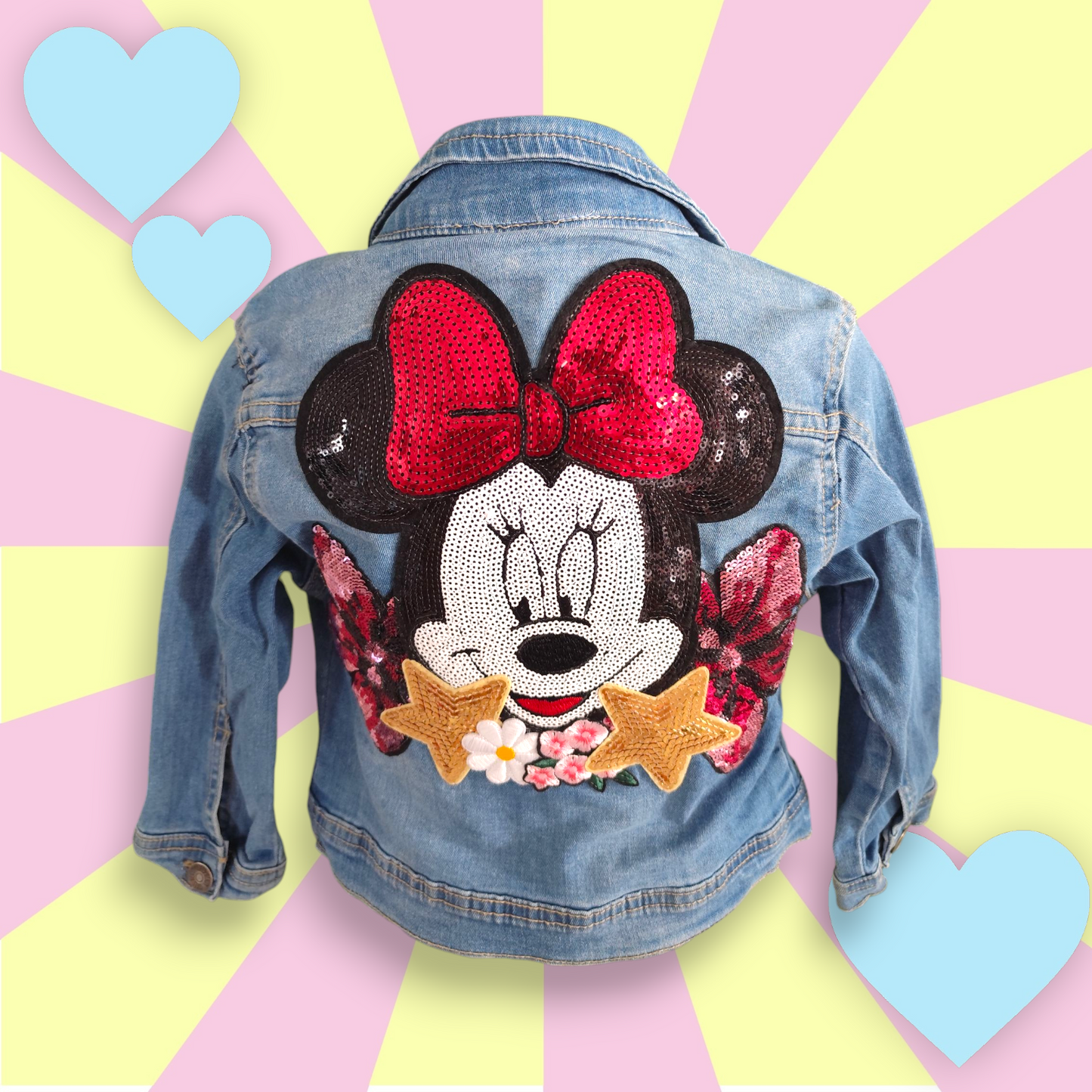 Veste en jean Minnie 3-4ans