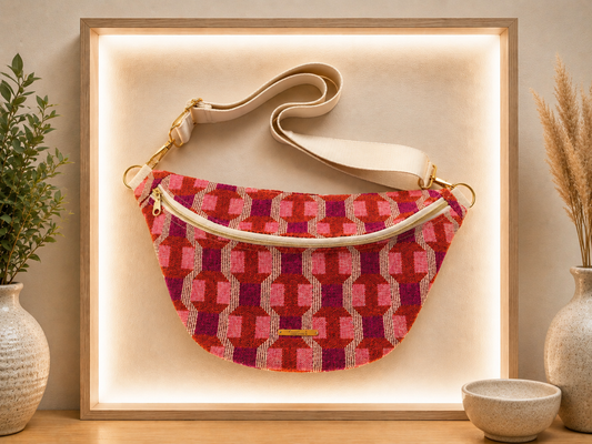 Sac banane jacquard cubik pop