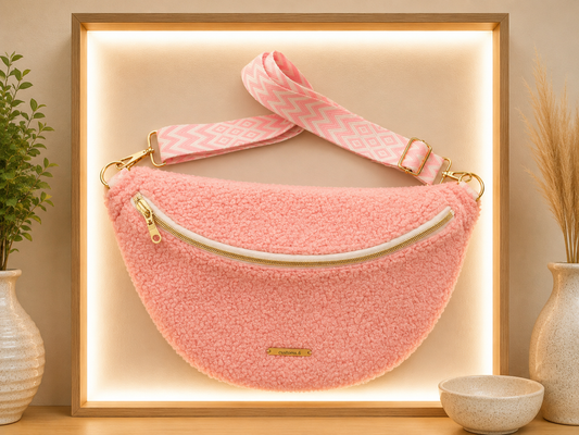 Sac banane teddy rose