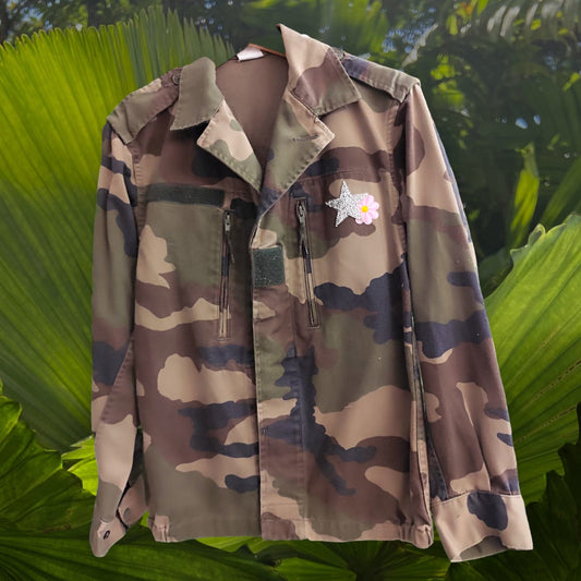 Veste camouflage maxi fleur 36/38